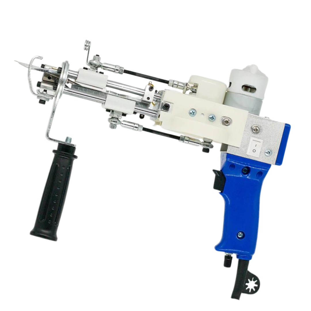 AK DUO tufting gun blauw Pro 2024 tufting gun machine blue Mattimat Tufting Stuff