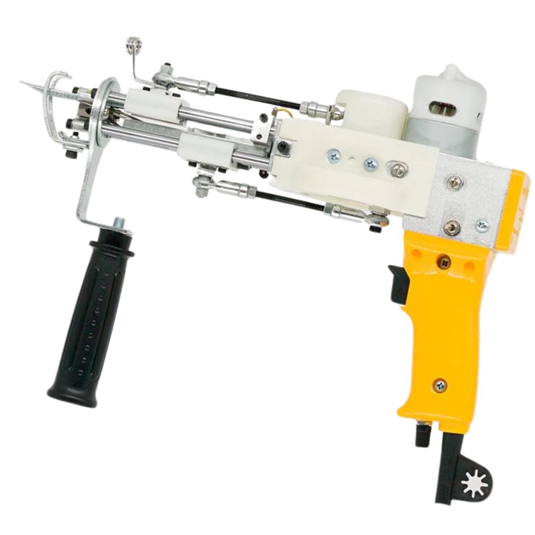 AK I cut pile tufting gun yellow Tufting Stuff by Mattimat 