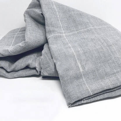 Monks cloth tuftingdoek monnikendoek grijs Mattimat tuft en Tufting Stuff grey tufting cloth