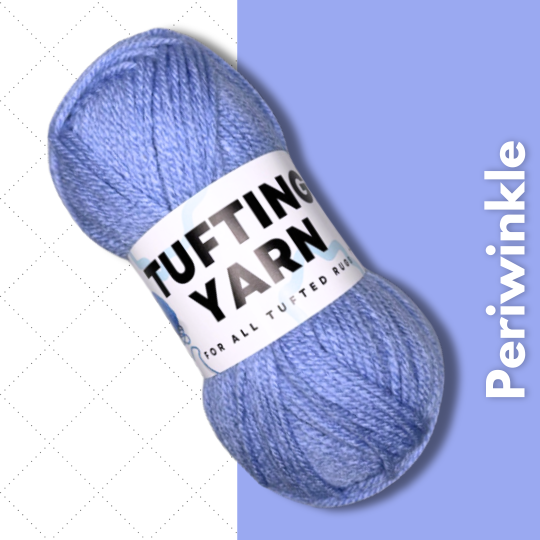 Tufting Yarn paars periwinkle wol Mattimat Tufting Stuff wol om te tuften