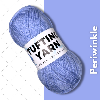 Tufting Yarn paars periwinkle wol Mattimat Tufting Stuff wol om te tuften